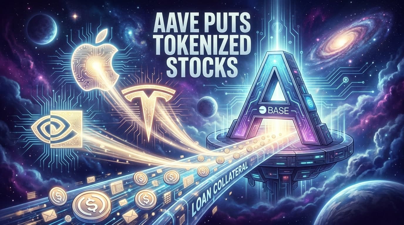 Aave Adds Tokenized Stocks as Loan Collateral on Base