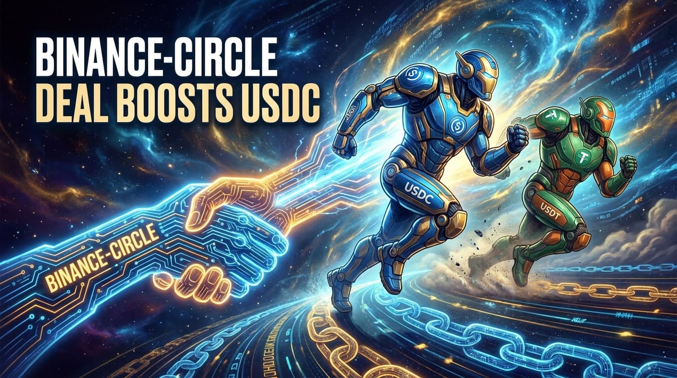 Binance and Circle's 5-Year Deal Boosts USDC vs Tether