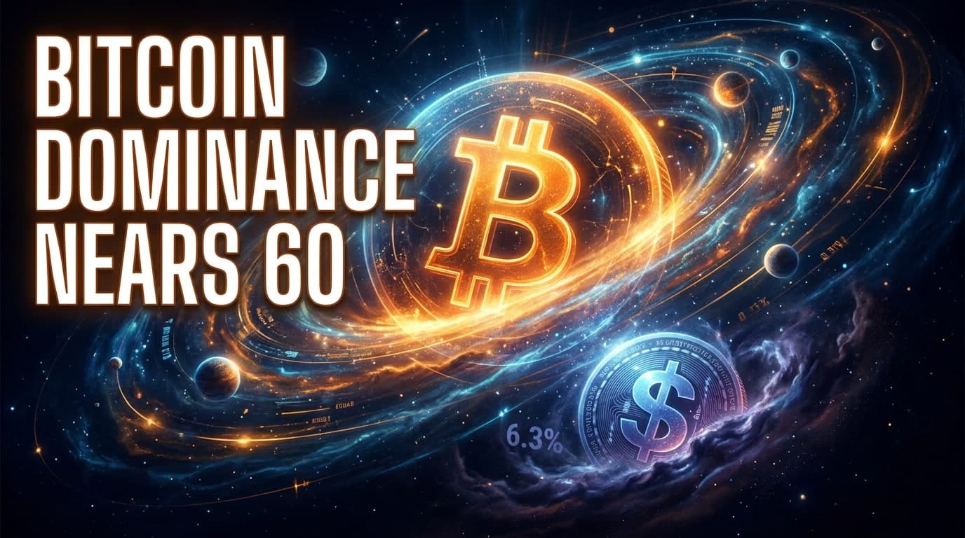Bitcoin Dominance Nears 60% as Risk-On Mode Returns