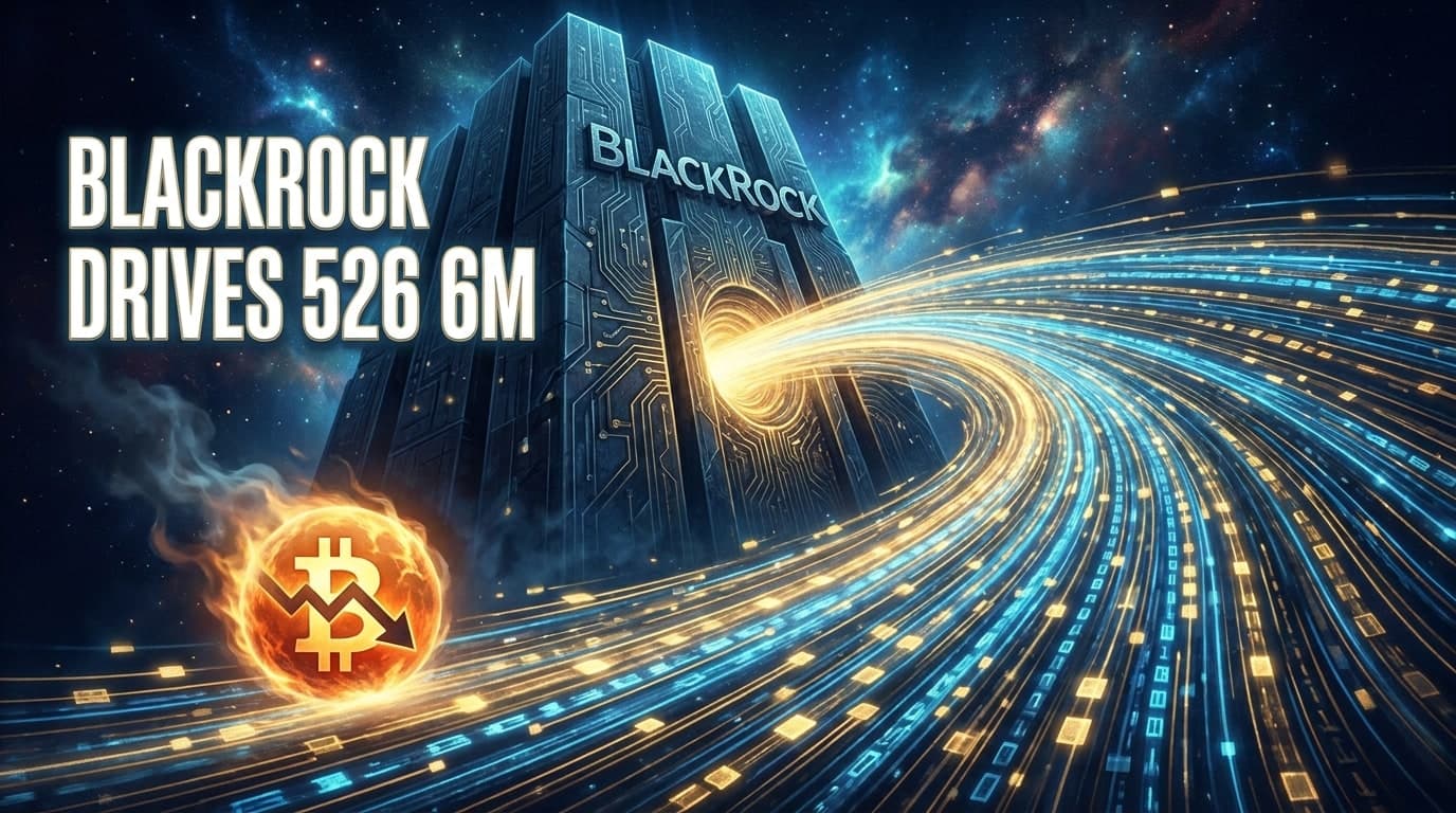 BlackRock Drives $526.6M Bitcoin ETF Inflow as BTC Dips