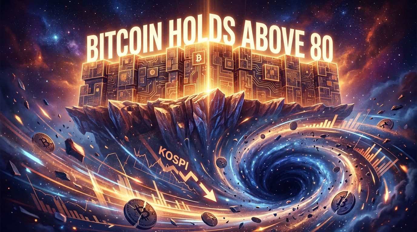 Bitcoin Holds Above $80,000 as Kospi Plunge Hits Altcoins