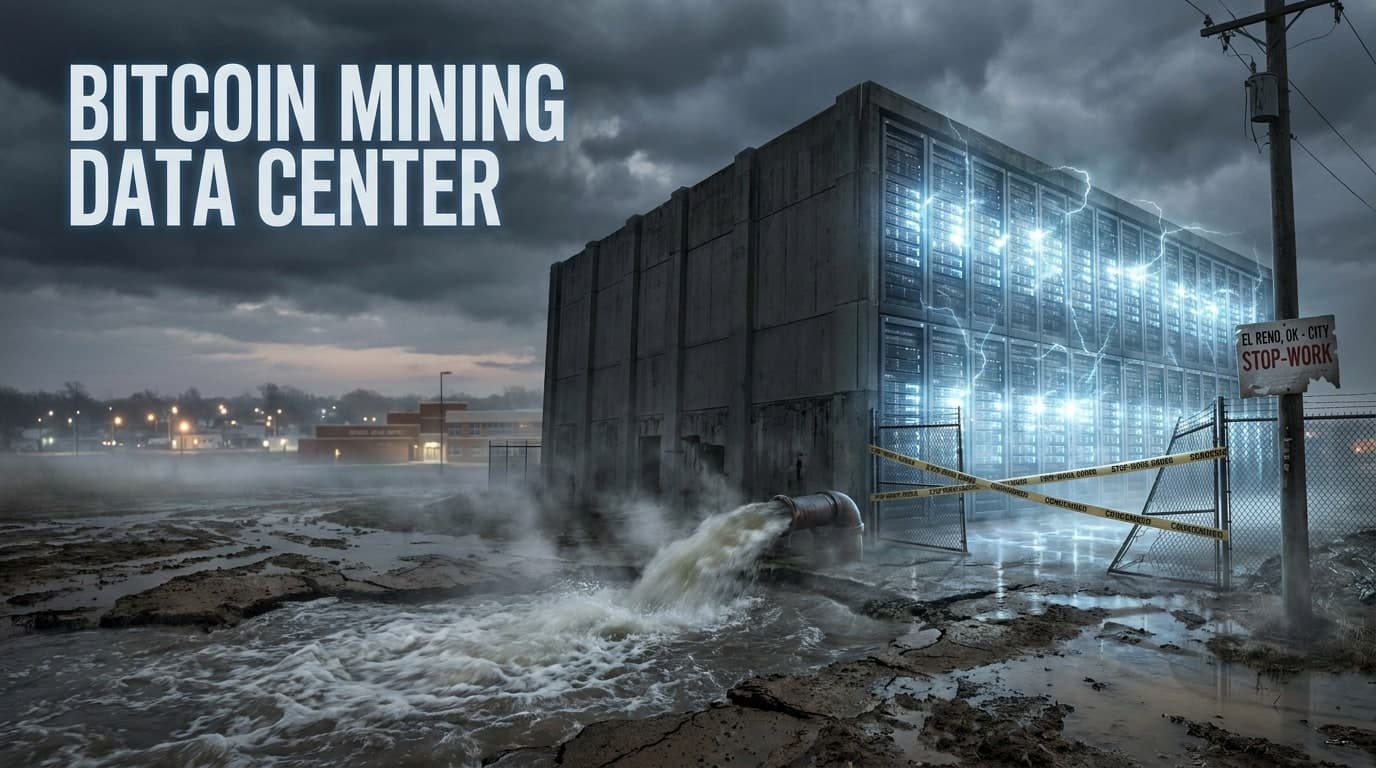 Bitcoin Mining Data Center Condemned After Major Water Leak