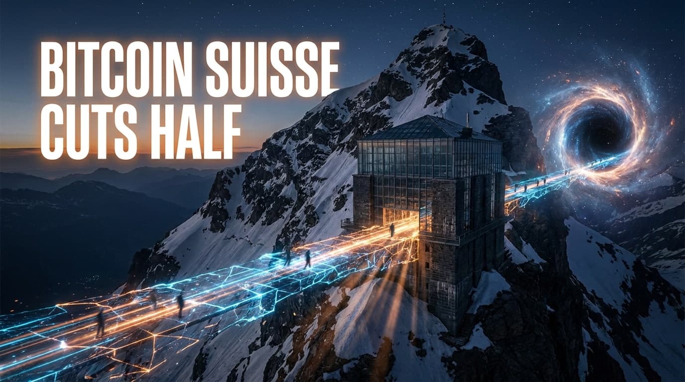 Bitcoin Suisse Cuts Up to Half of Swiss Jobs, Shifts Abroad