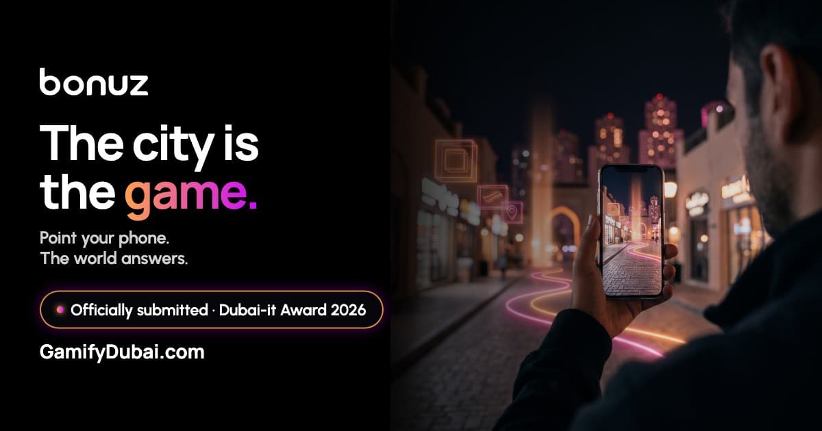 bonuz Files GamifyDubai.com for Dubai-it Award 2026
