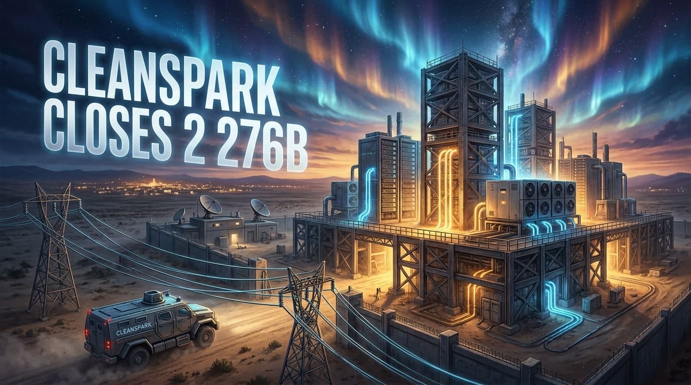 CleanSpark Borrows $2.276B for Georgia Data Center