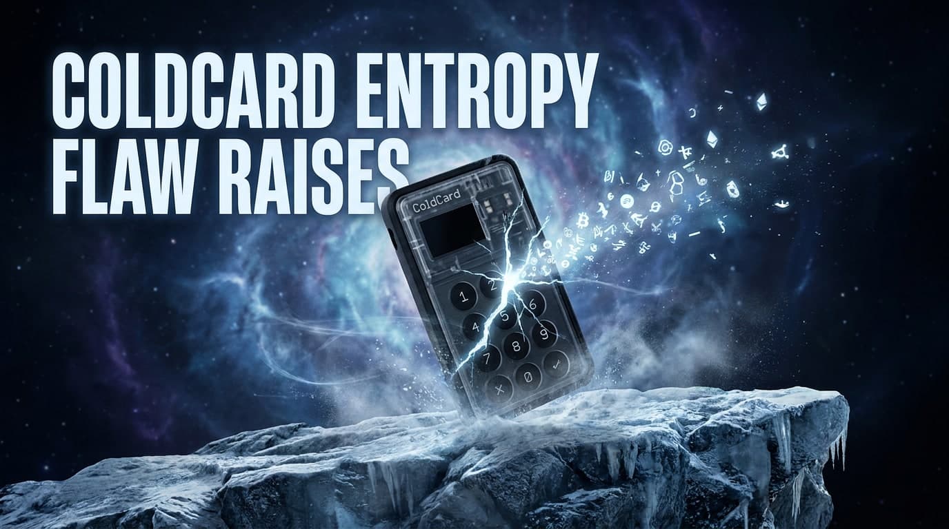 Coldcard Entropy Flaw Raises Hardware Wallet Security Fears