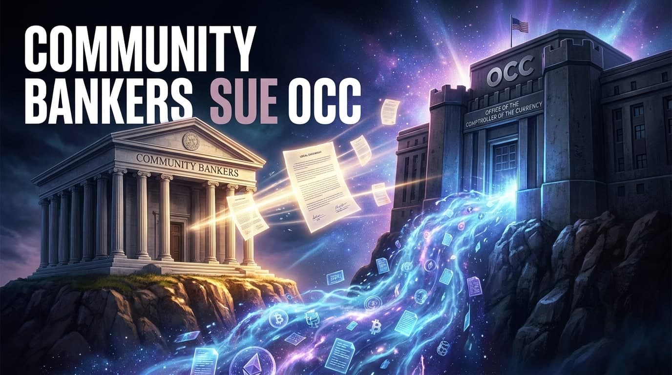 ICBA Sues OCC Over Crypto Trust Charters: Wallet Impact