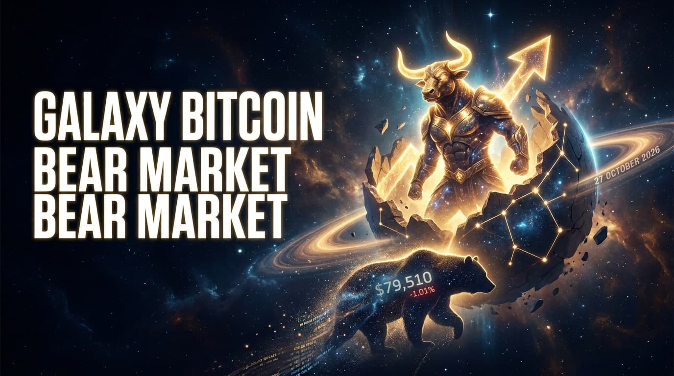 Galaxy Says Bitcoin Bear Market Is Over at $79,510