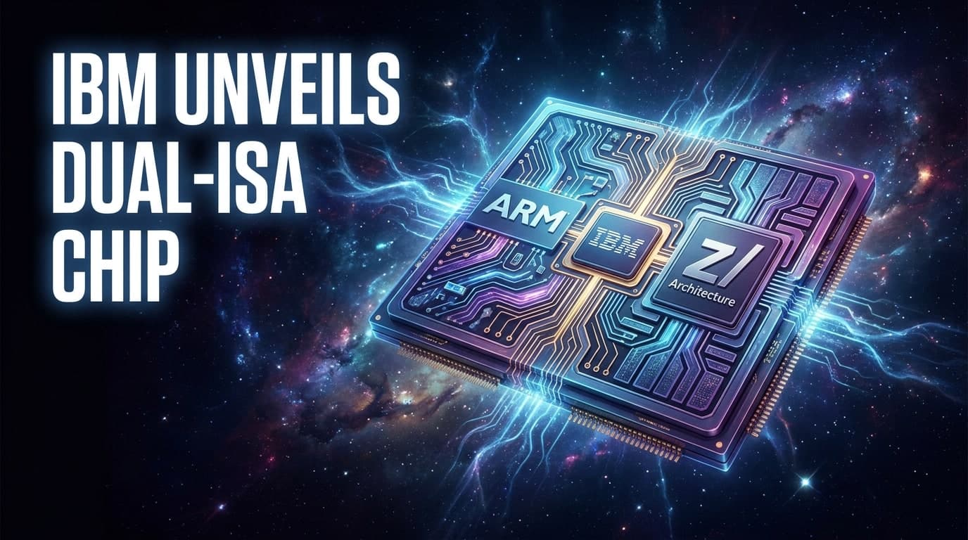 IBM Unveils Dual-ISA Chip Running ARM and z/Architecture