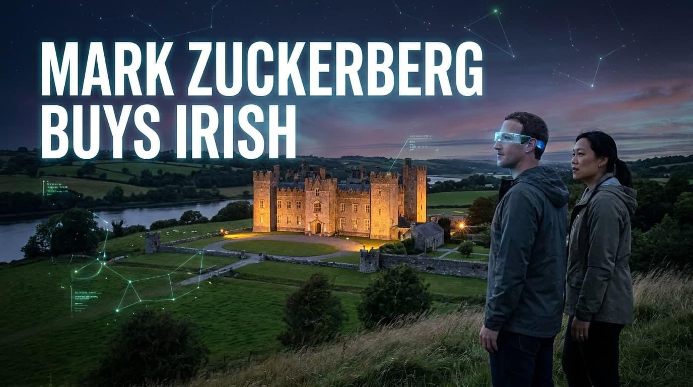 Zuckerberg Buys Irish Castle as Meta Bets Big on AR