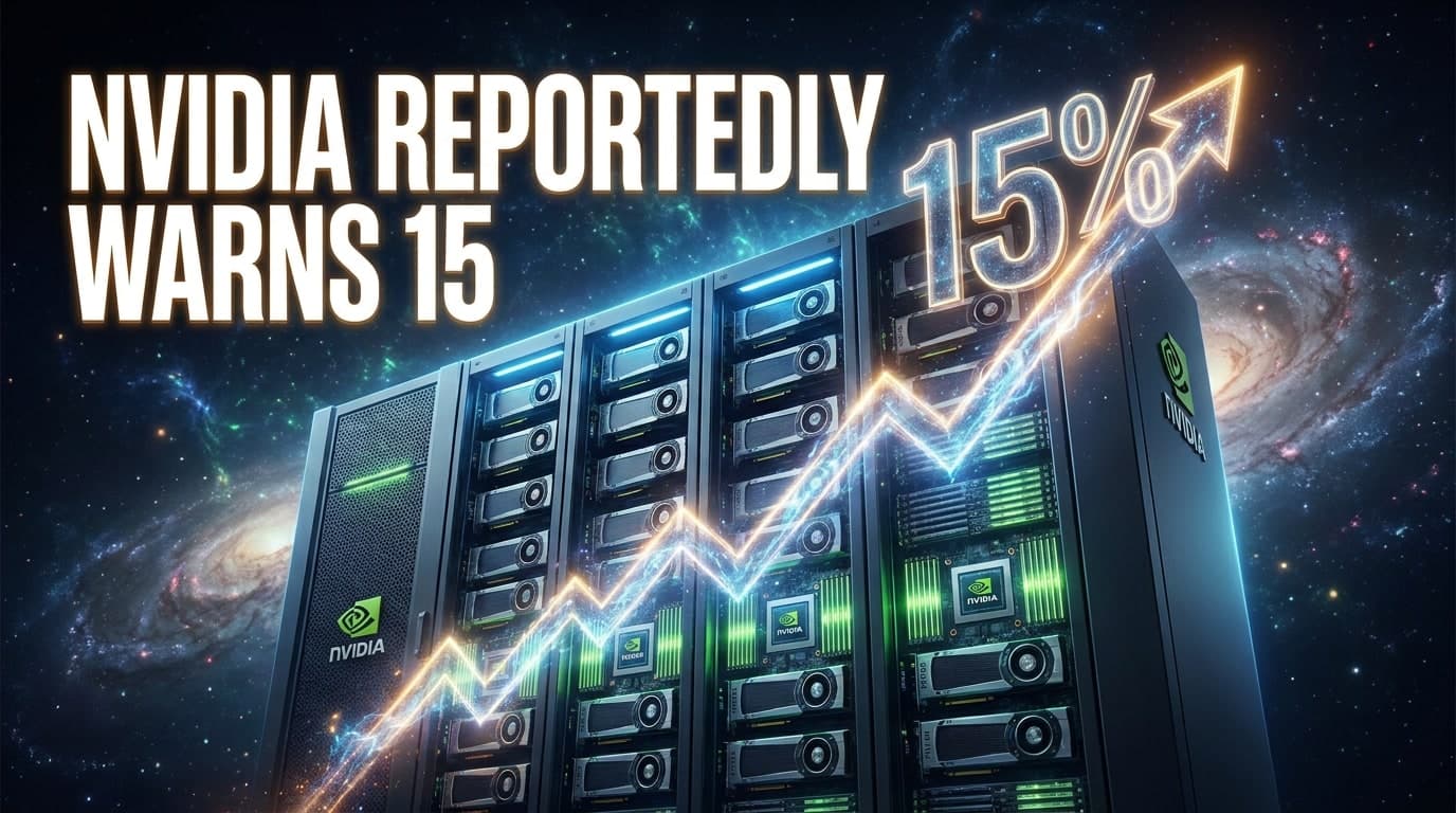 Nvidia Reportedly Warns of 15% AI Server Price Hikes