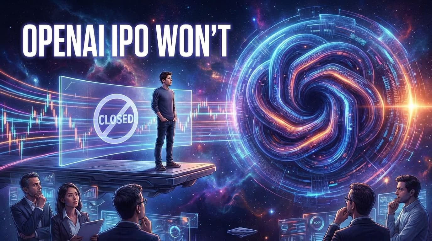 OpenAI IPO Won't Happen This Year, Says Sam Altman