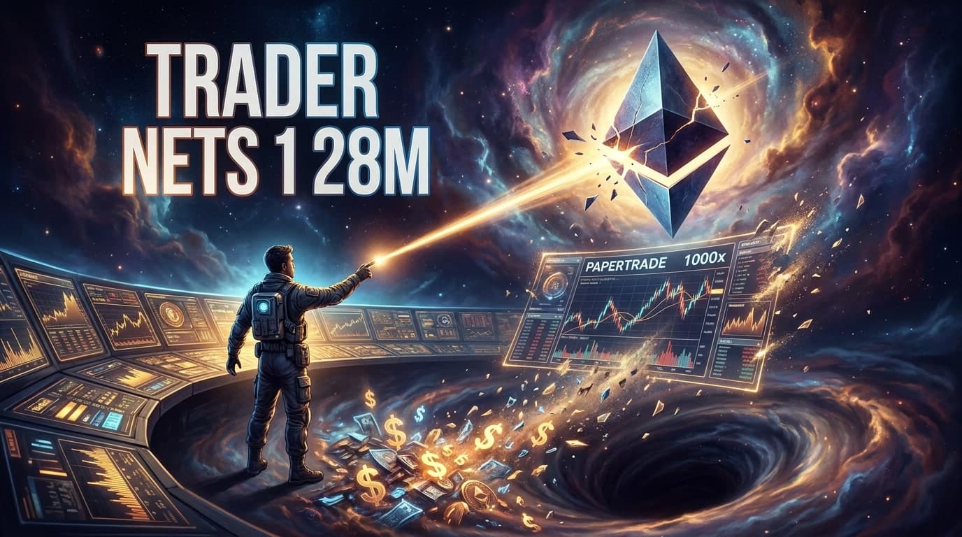 Trader Nets $1.28M on Papertrade After Moving ETH Price