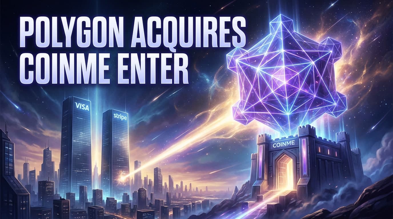 Polygon Acquires Coinme to Challenge Visa and Stripe