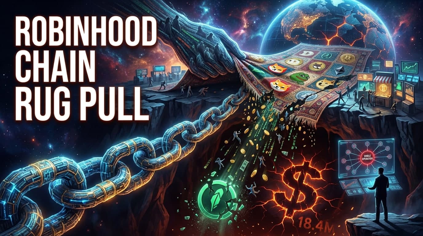 Robinhood Chain Rug Pull Tied to $18.4M in Losses