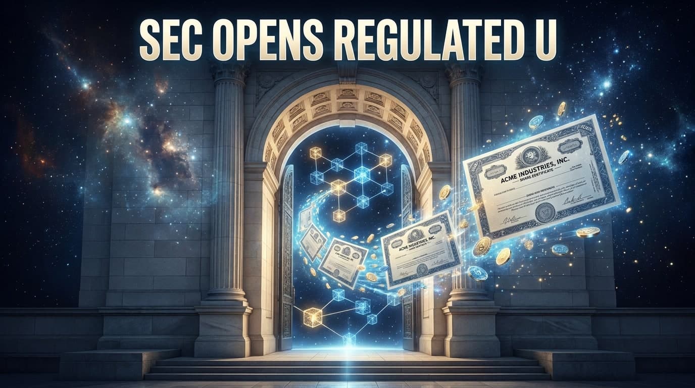 SEC Opens Regulated U.S. Pathway for Tokenized Stocks