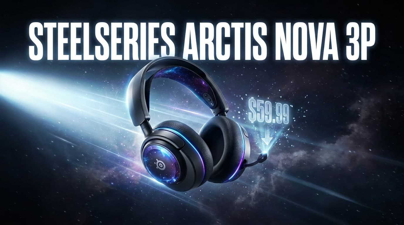SteelSeries Arctis Nova 3P Wireless Headset Hits 45% Off