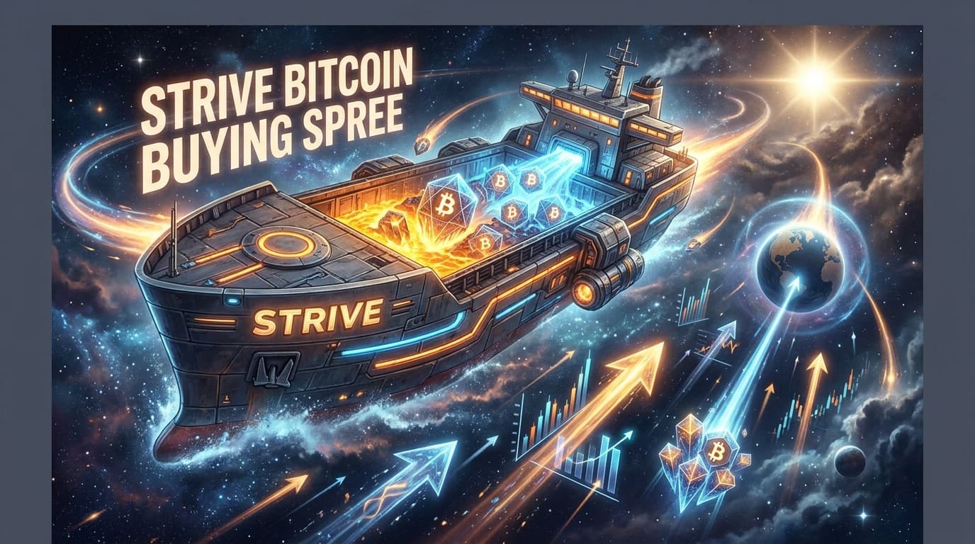 Strive Bitcoin Buying Spree Triggers 27% Stock Hike