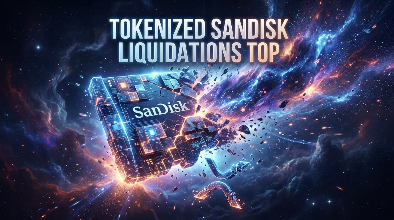 Tokenized SanDisk Liquidations Top XRP in $800M Rout