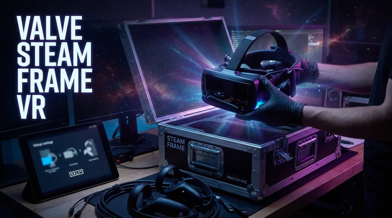 Valve Steam Frame VR Headset Leak Shows Setup Videos