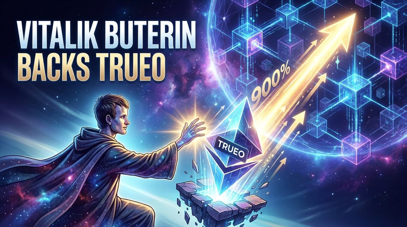Buterin Backs Trueo's Ethereum Move, TRUE Jumps 900%
