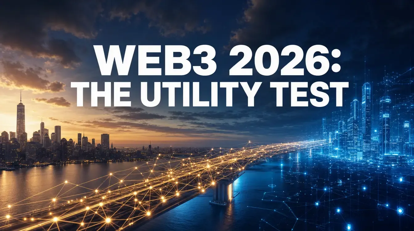 Web3 in 2026: Infrastructure Is Ready, Now Apps Have to Prove They're Worth Using