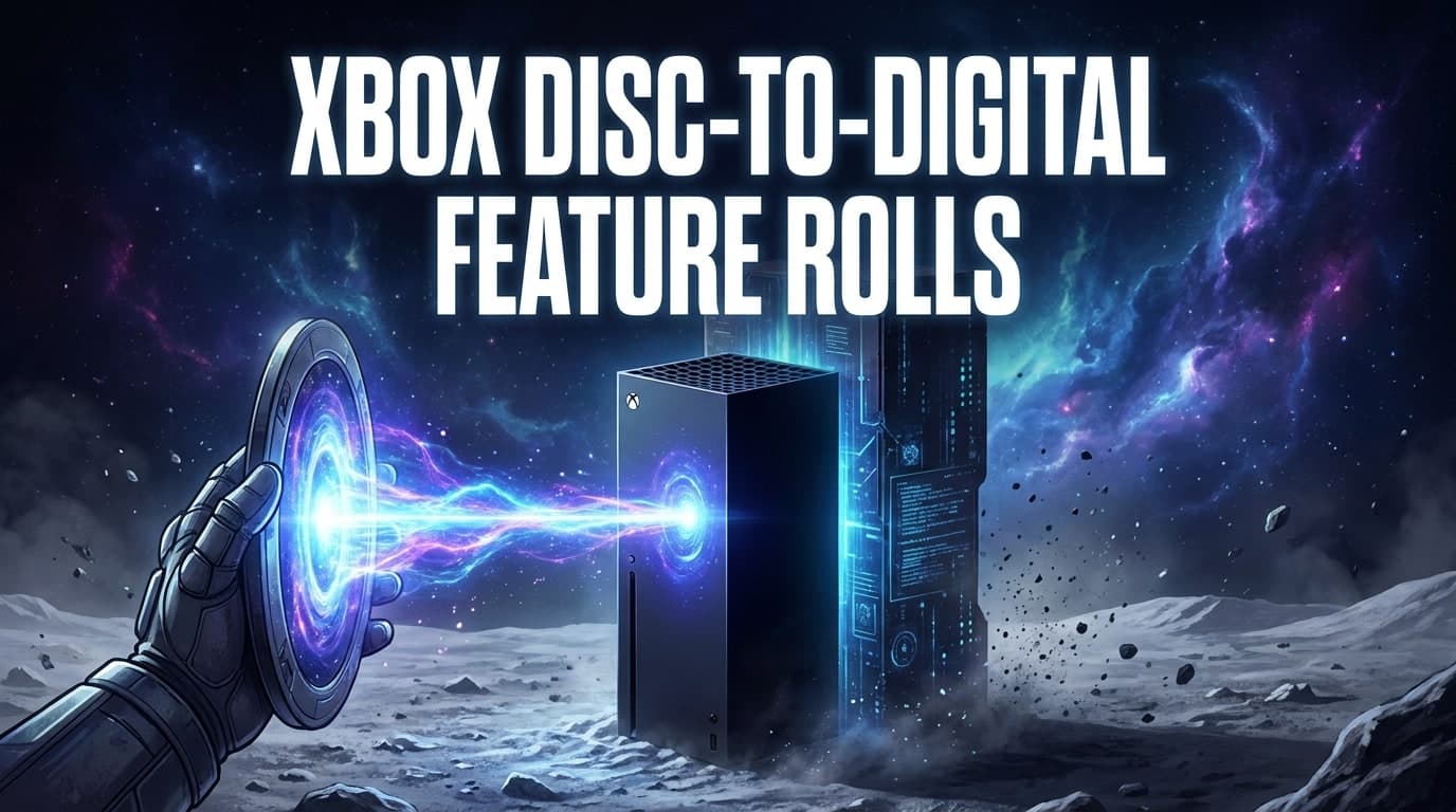 Xbox Disc-to-Digital Feature Rolls Out 31 August 2026