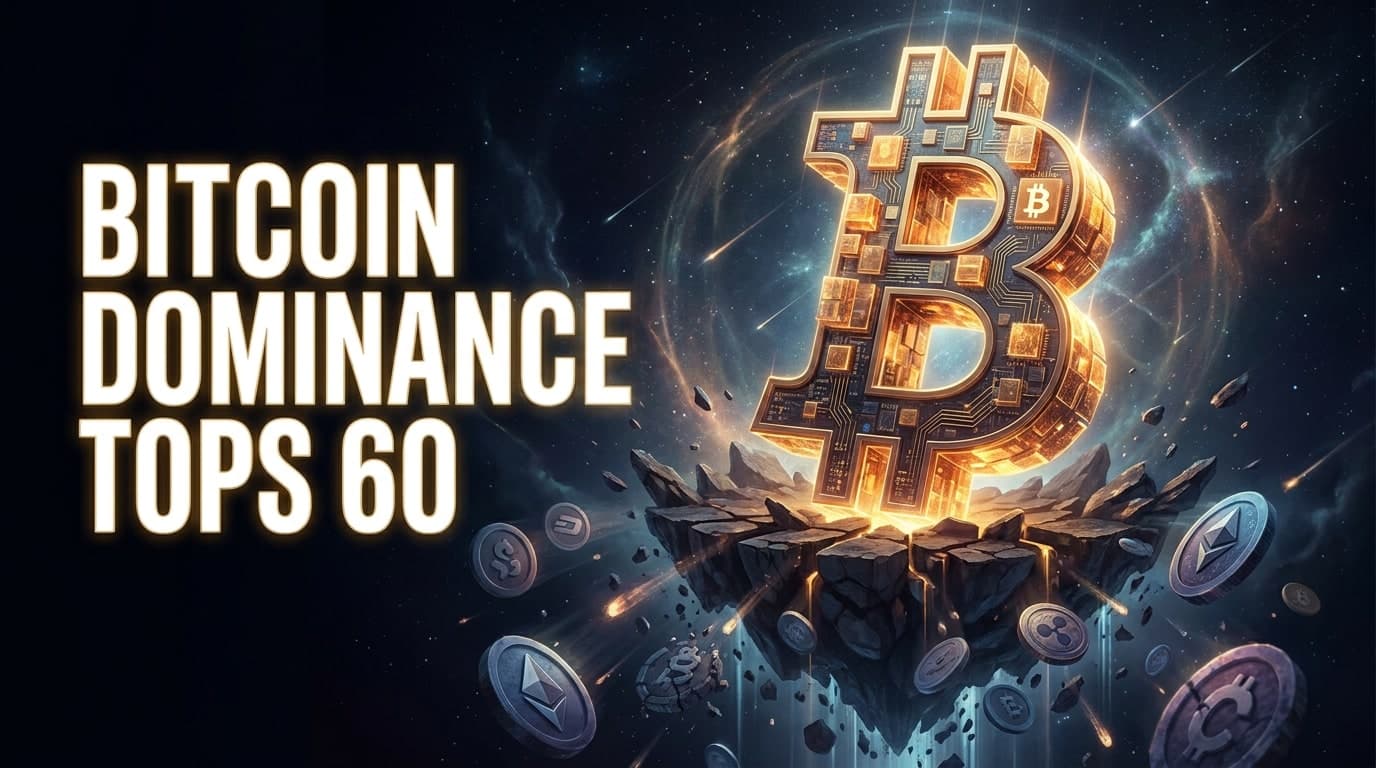 Bitcoin Dominance Tops 60% as Altcoins Slide in 2026