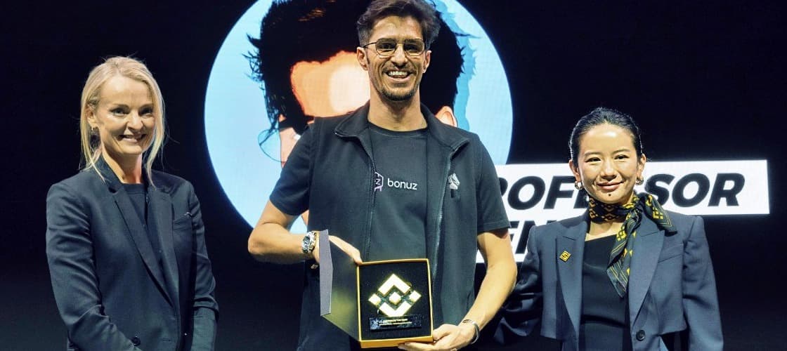 Blockchain 100 2026: bonuz Founder Up for Binance Award Blockchain 100 2026: bonuz Founder Up for Binance Award
