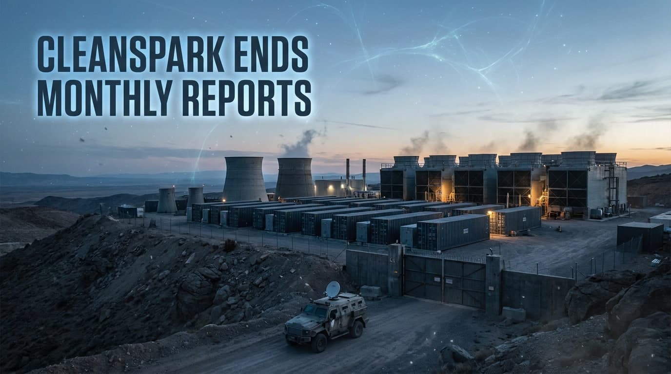CleanSpark Halts Monthly Bitcoin Mining Reports CleanSpark Halts Monthly Bitcoin Mining Reports