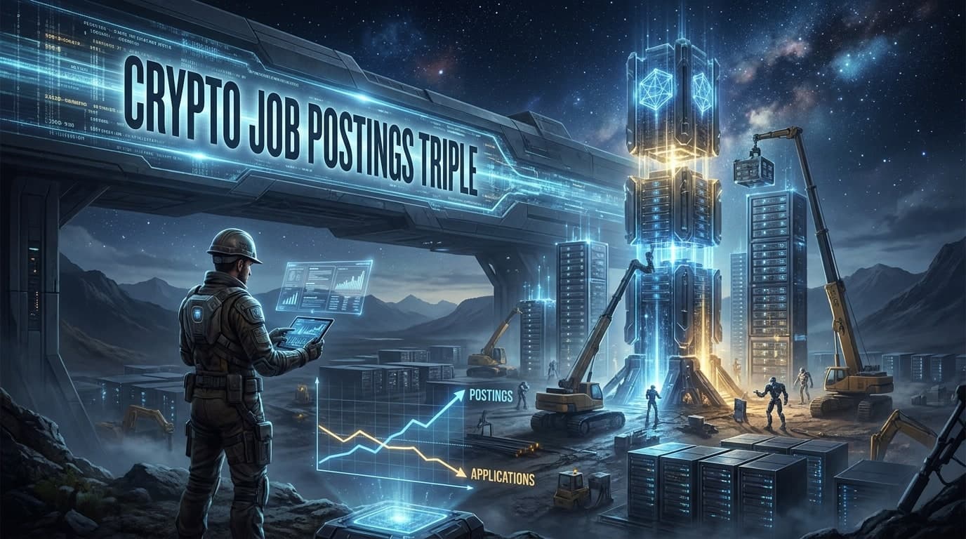 Crypto Job Postings Triple to 1,200 in September 2026