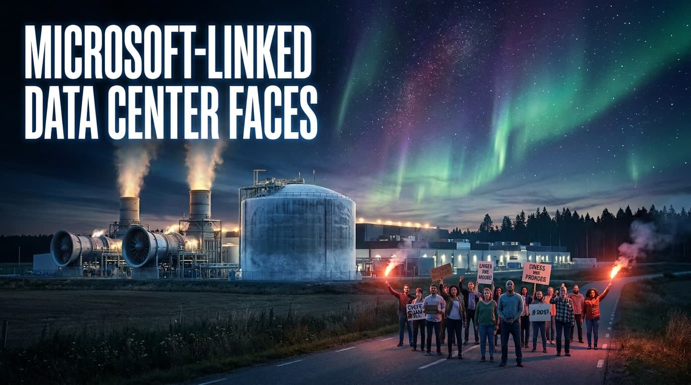 Microsoft-Linked Data Center Faces Gas Turbine Backlash